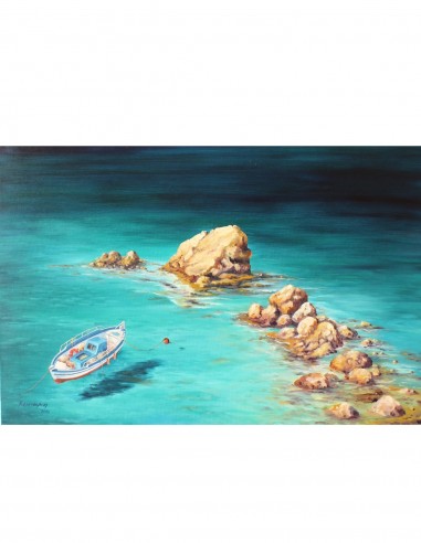 Lonely Fish Boat by Kostas Eleftheriou (Μοναχικό Ψαροκάικο ΙΙ)