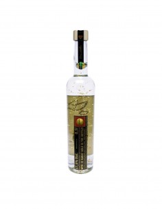 Daddy Bootlegger's Premium Vodka in hand-made stainless steel canister