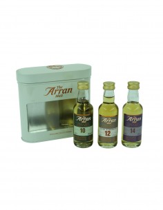 Arran Single Malt Miniatures Gift Tin Collection 3x5cl