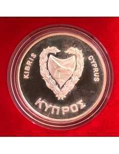 Cyprus 500 Mils Silver Proof Coin 1981