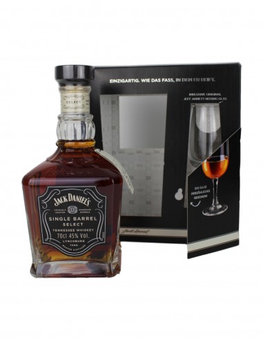 Jack Daniel's Single Barrel Select with nosing glass