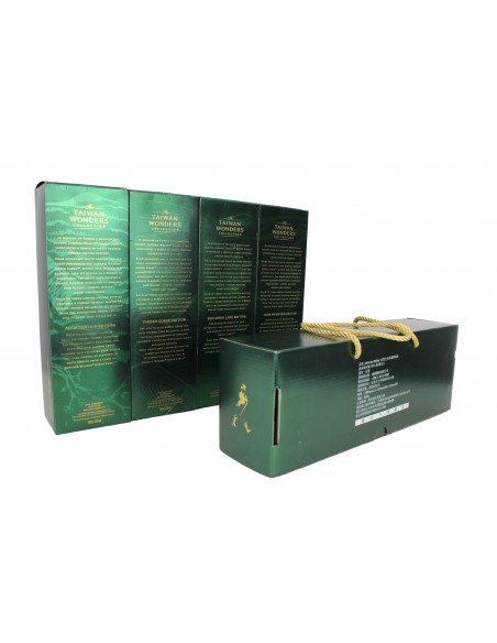 Johnnie Walker Green Label 15 Year Old - The Taiwan Wonders Collection (4 x 70cl)