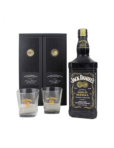 Jack Daniel's Double Gold Medal Gift Pack with Glasses