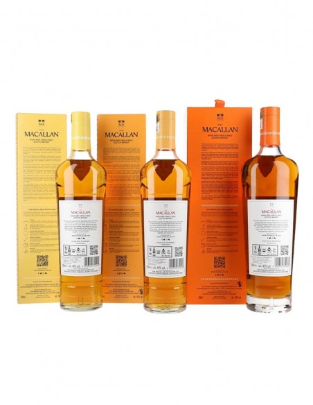 Macallan Colour Collection 12, 15 & 18 Years Old